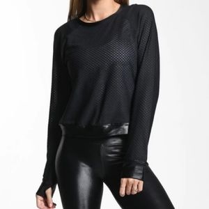 KORAL Sofia Netz Pullover Top